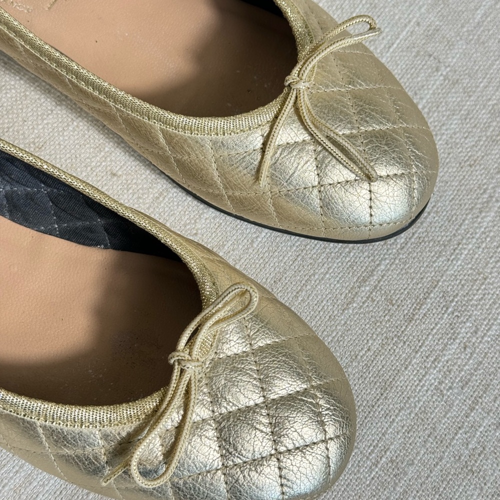FS/NY French Sole New York ballet flats with bow details. Size 38 - Picture 3 of 7